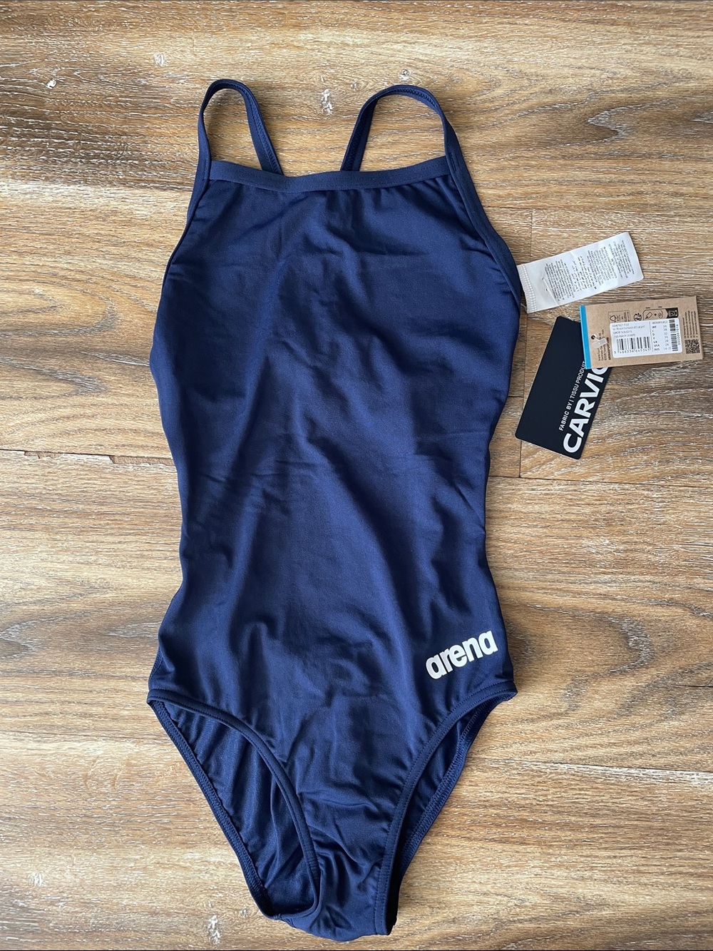 Arena W Team Swimsuit Light Drop Solid One Piece NWT